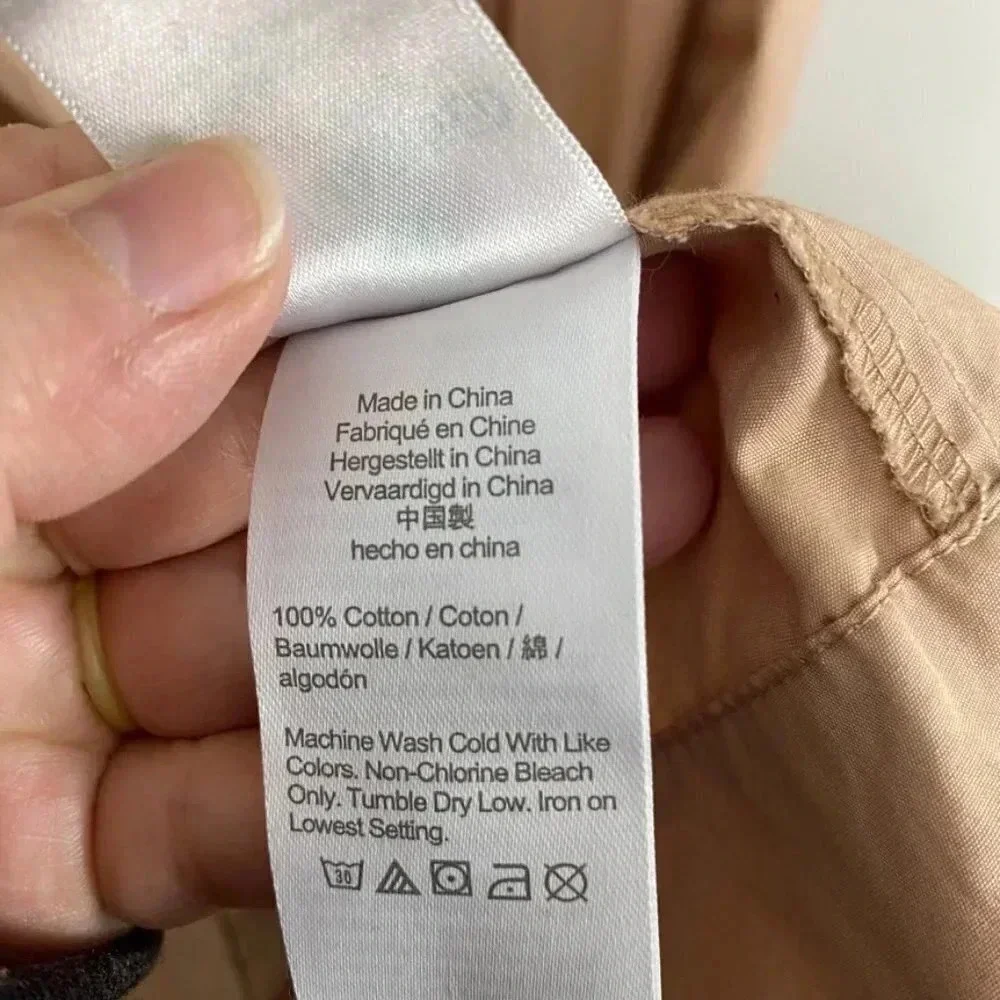 J. Crew Cinched Waist Poplin Dress